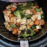 Air Fryer Chicken And Frozen Vegetables