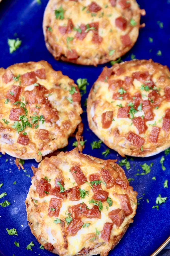 Air Fryer English Muffin Pizzas