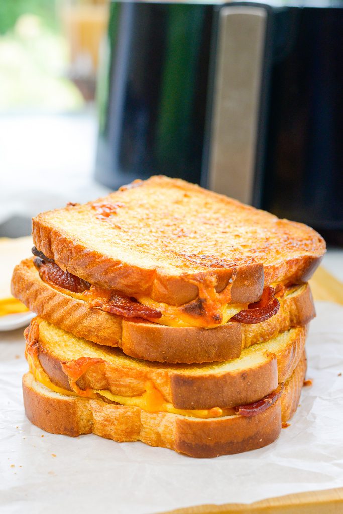 Bacon Grilled Cheese in an Air Fryer