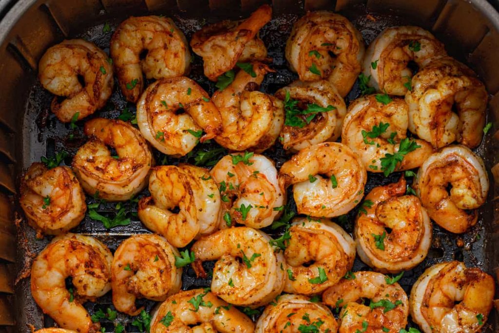 Air Fryer Shrimp Scampi