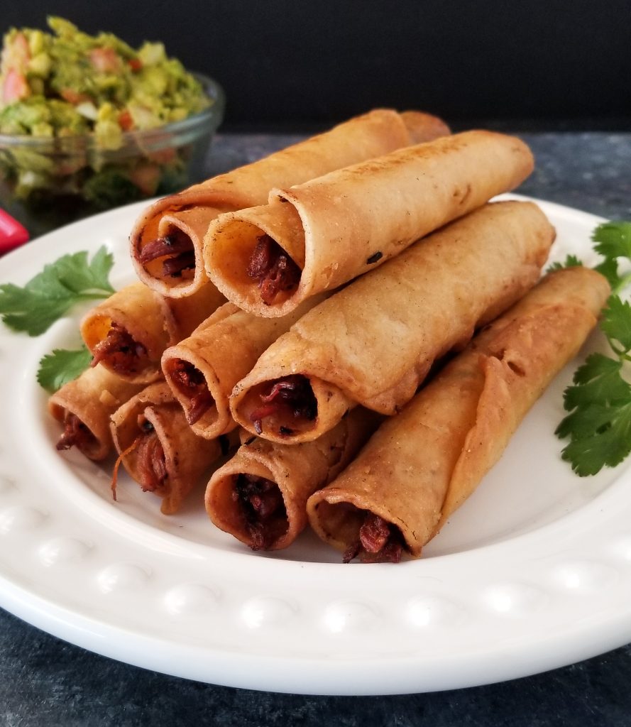 HOMEMADE CHICKEN TAQUITOS