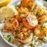 Easy Air Fryer Scallops with Garlic Butter