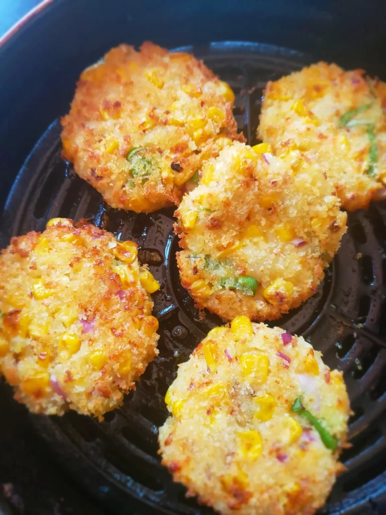 Air Fryer Potato & Sweet Corn Fritters
