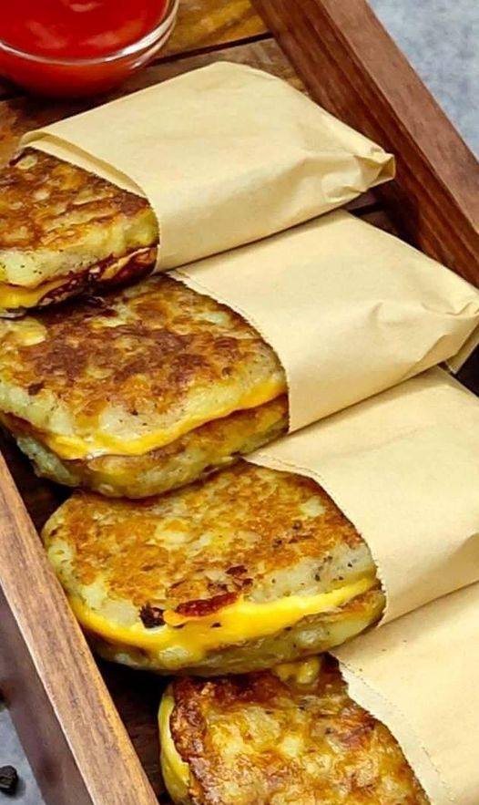 AIR FRYER Cheesy hash browns