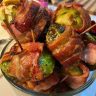 Air Fryer Bacon Wrapped Brussels Sprouts