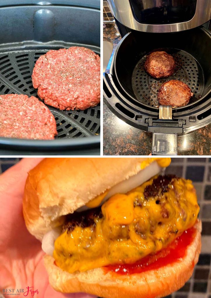 Air Fryer Burgers Recipe