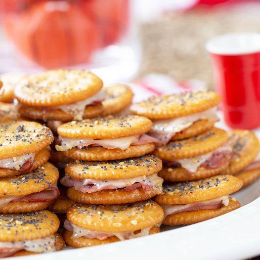 Air Fryer Ritz Cracker Sandwiches