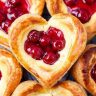 Air fryer cherry cream cheese danish