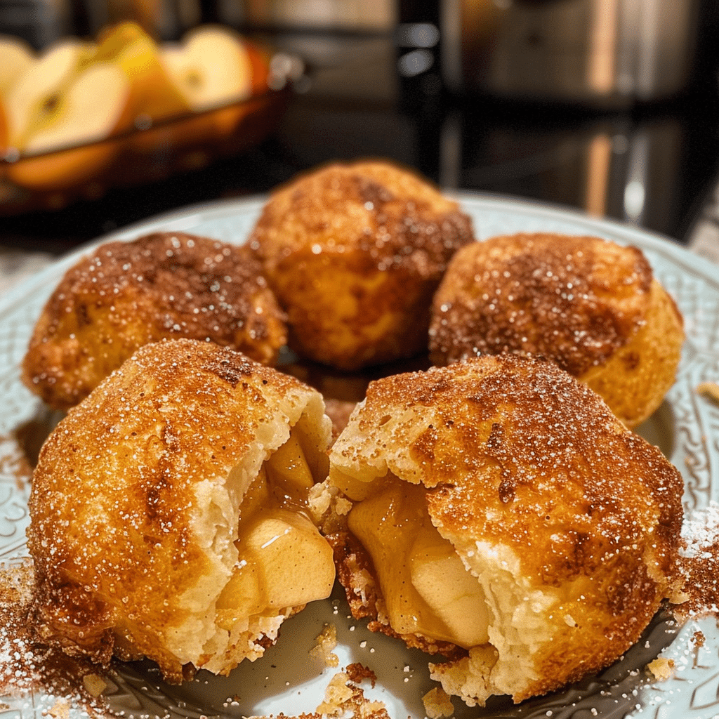Air Fryer Apple Pie Bombs Recipe
