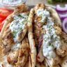 Air Fryer Greek Chicken Gyros