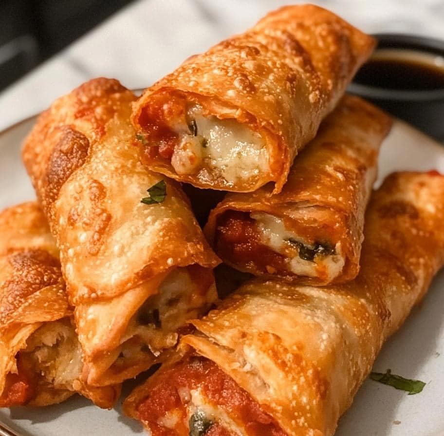 Air Fryer Pizza Egg Rolls