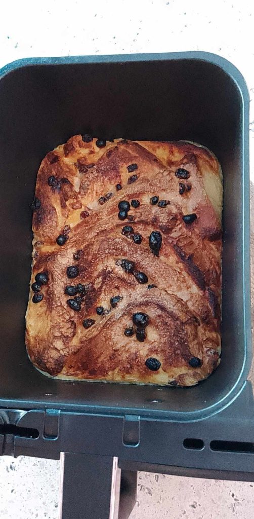 Air Fryer Bread and Butter Pudding