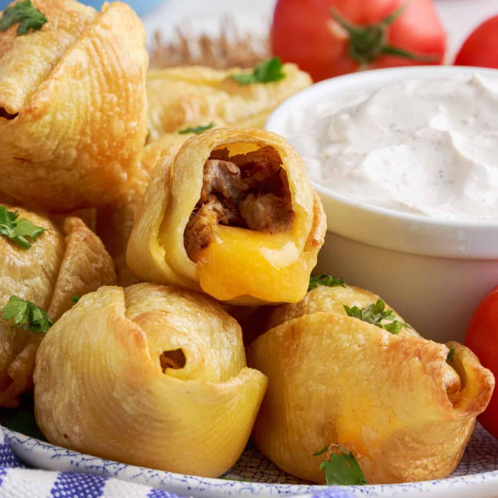 Air Fryer Taco Stuffed Shells