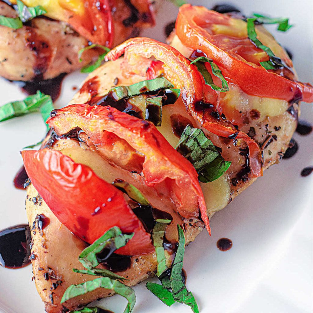 Air Fryer Caprese Chicken
