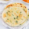 Air fryer garlic naan