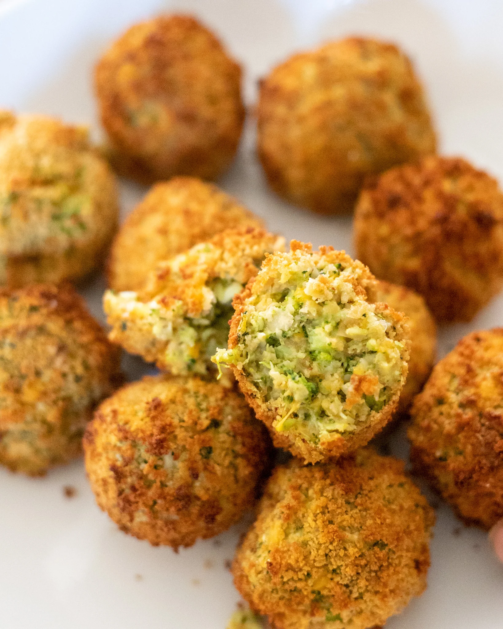 Air Fryer Broccoli Cheese Bites