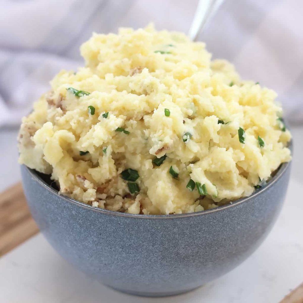 The BEST Air Fryer Mashed Potatoes