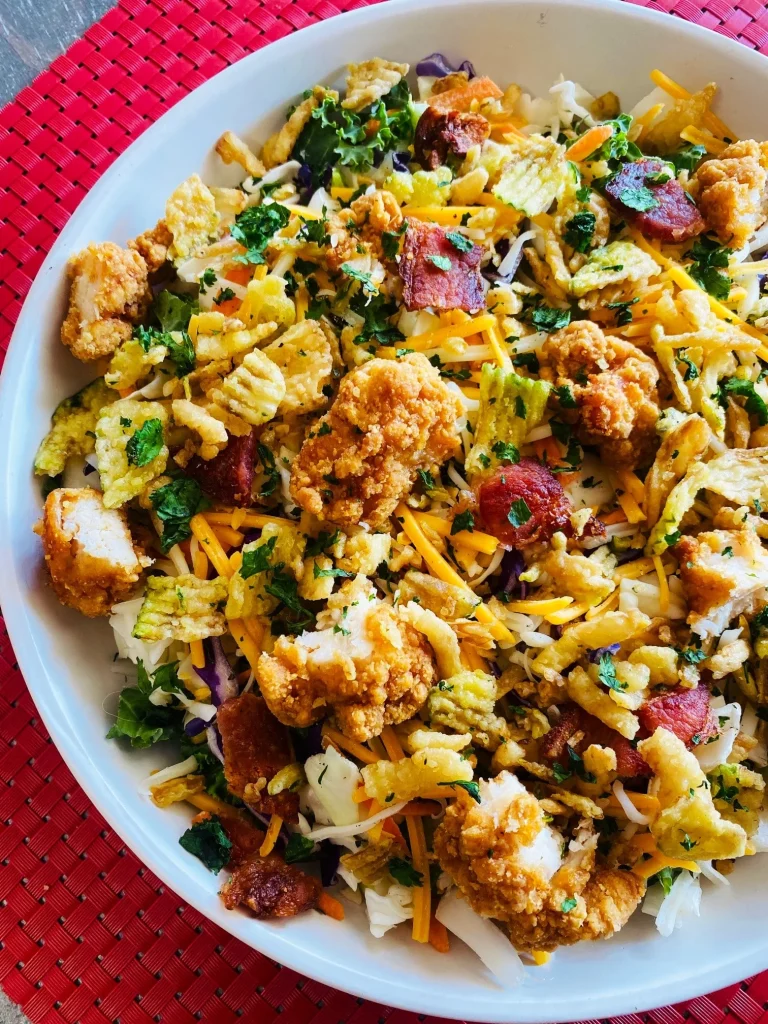 Air Fryer BBQ Chicken Salad Recipe
