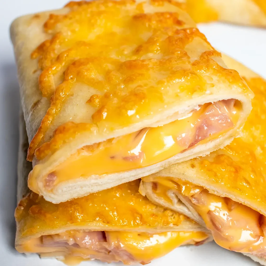 Ham and Cheese Puff Pastry Pockets