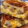 Breakfast Grilled Cheese Eggs