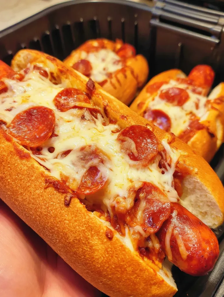 Air Fryer Pizza Dogs
