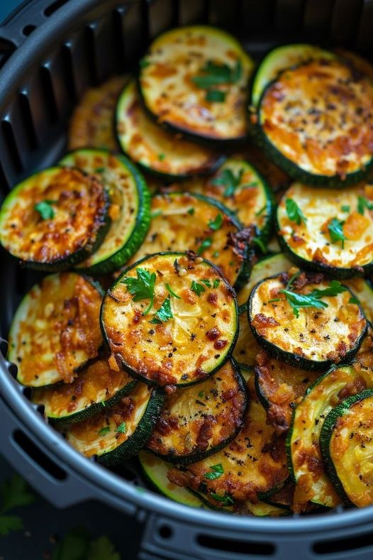 Crispy Air Fryer Zucchini
