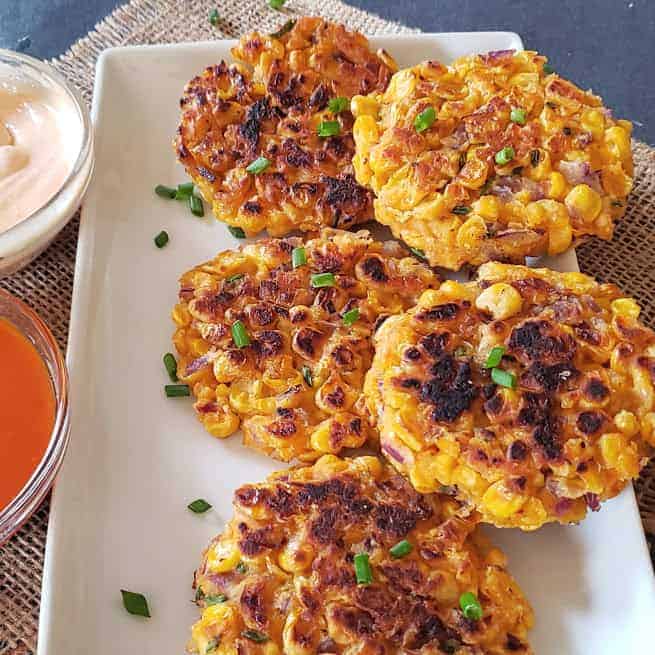 Air Fryer Corn Fritters