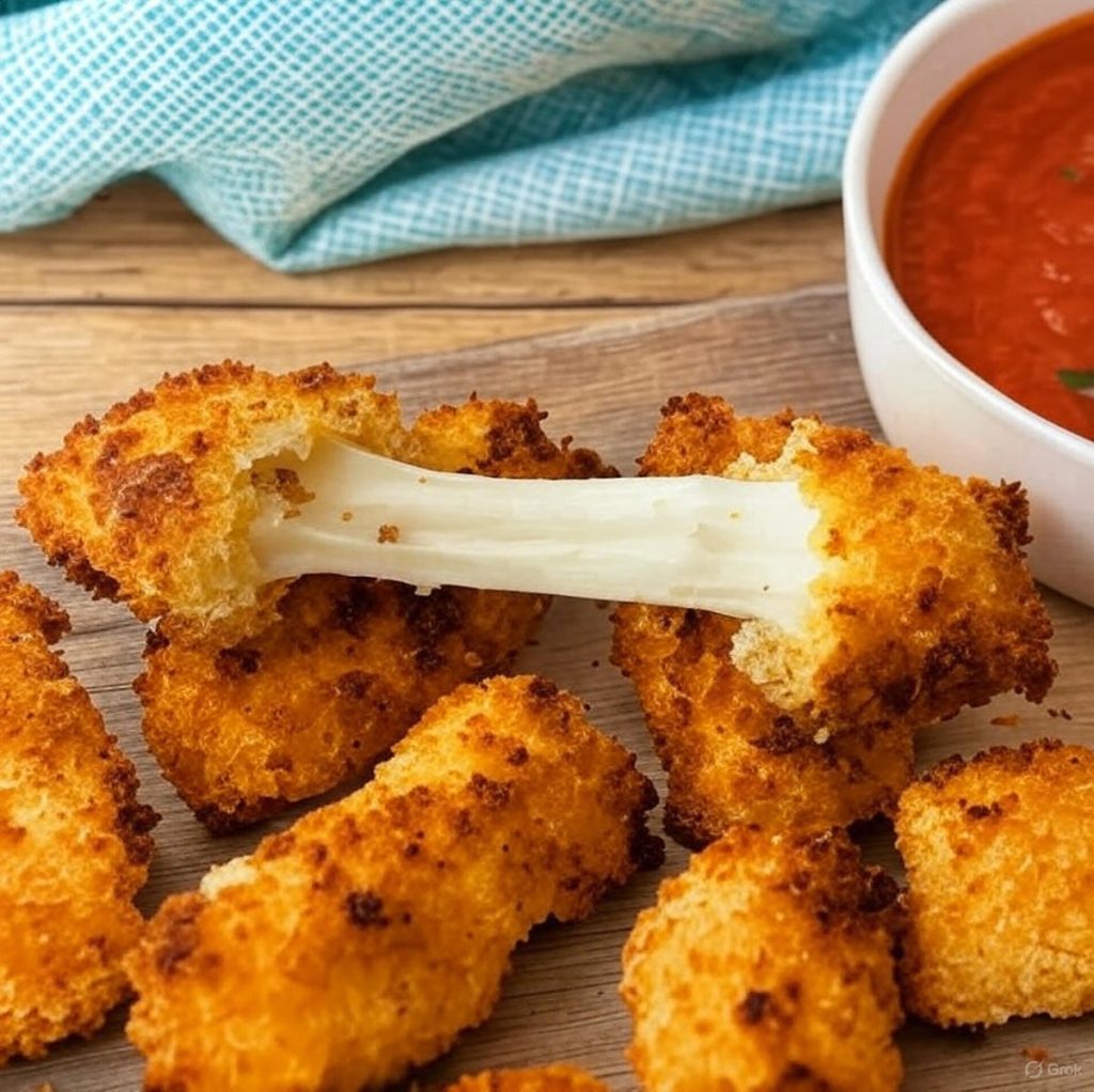 Air Fryer Mozzarella Sticks