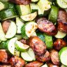 SAUSAGE AND ZUCCHINI IN AIR FRYER