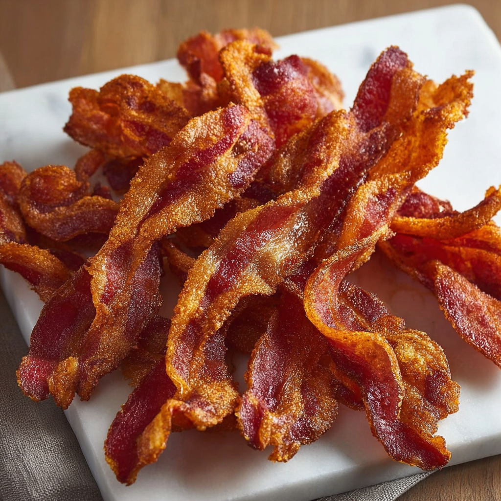 Air Fryer Twisted Bacon