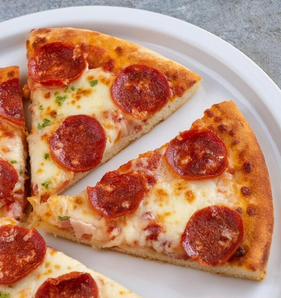 Homemade Pepperoni Pizza