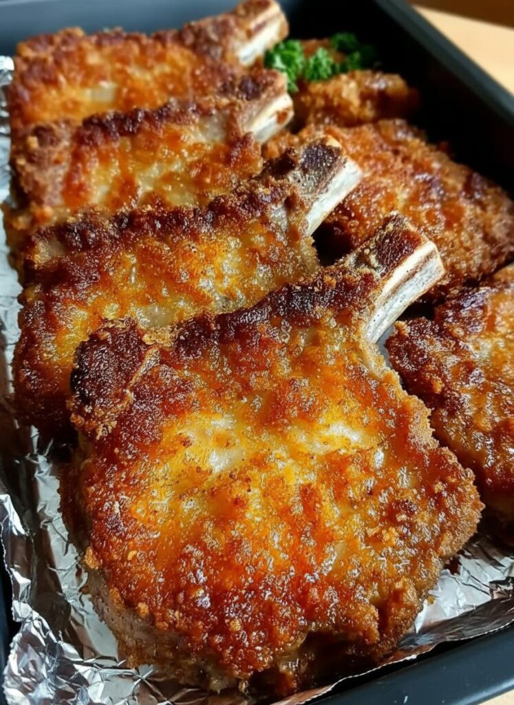 Air Fryer Breaded Pork Chops