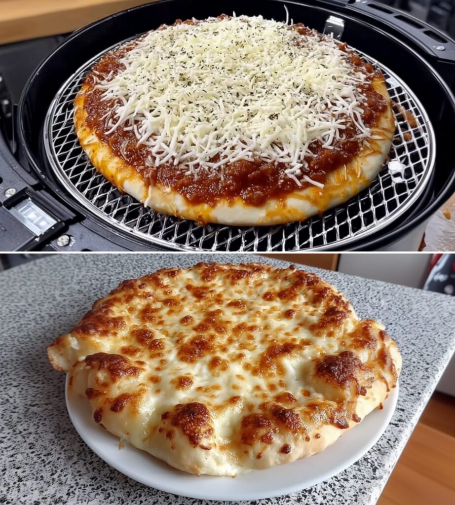Air Fryer Cheese Pizza