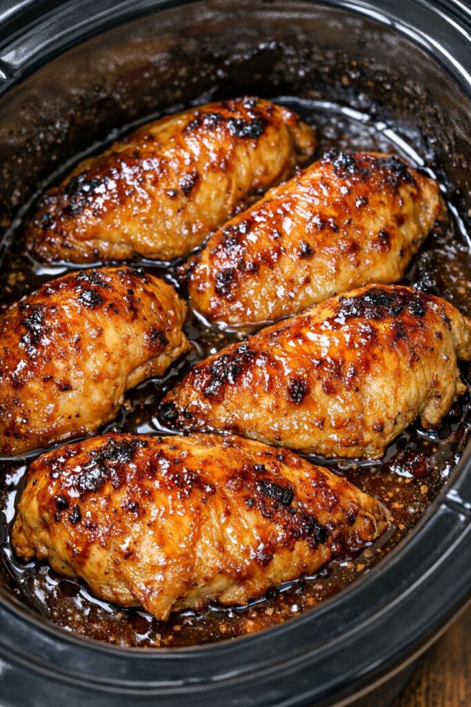 Slow Cooker Maple Glazed Chicken