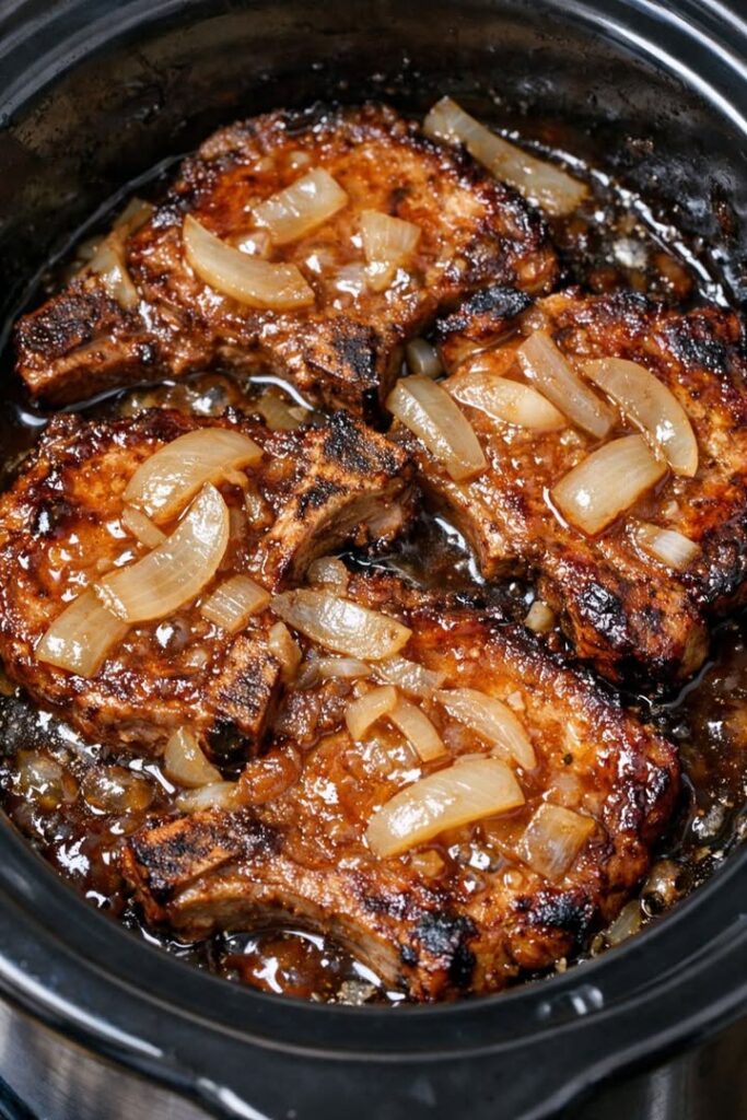 Slow Cooker Sweet and Sour Pork Chops