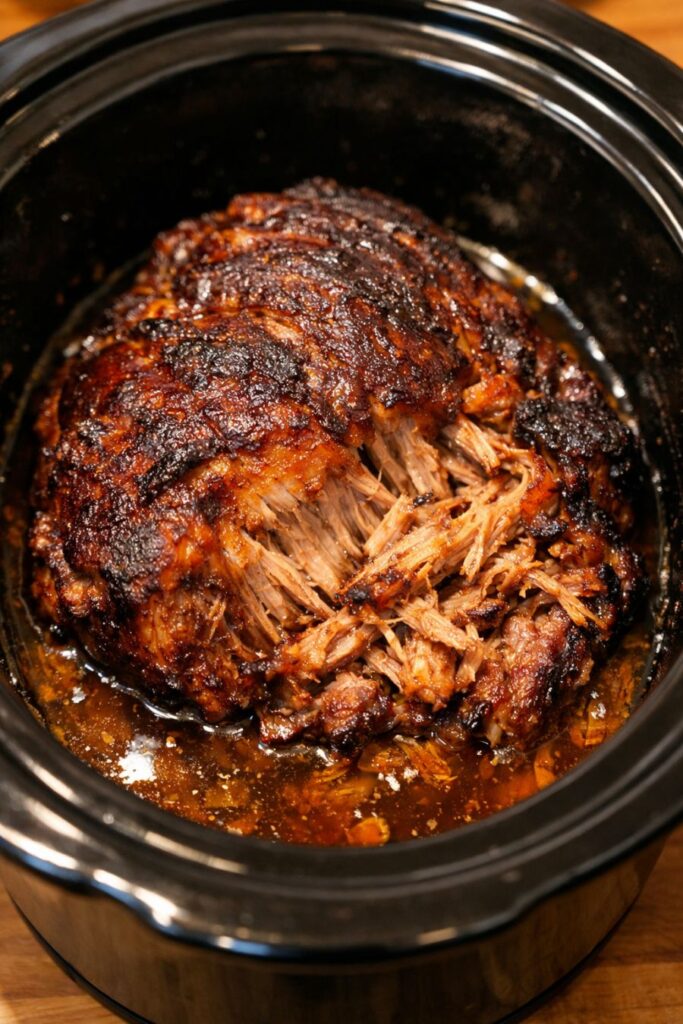 Slow Cooker Vintage Church Supper Pork Butt