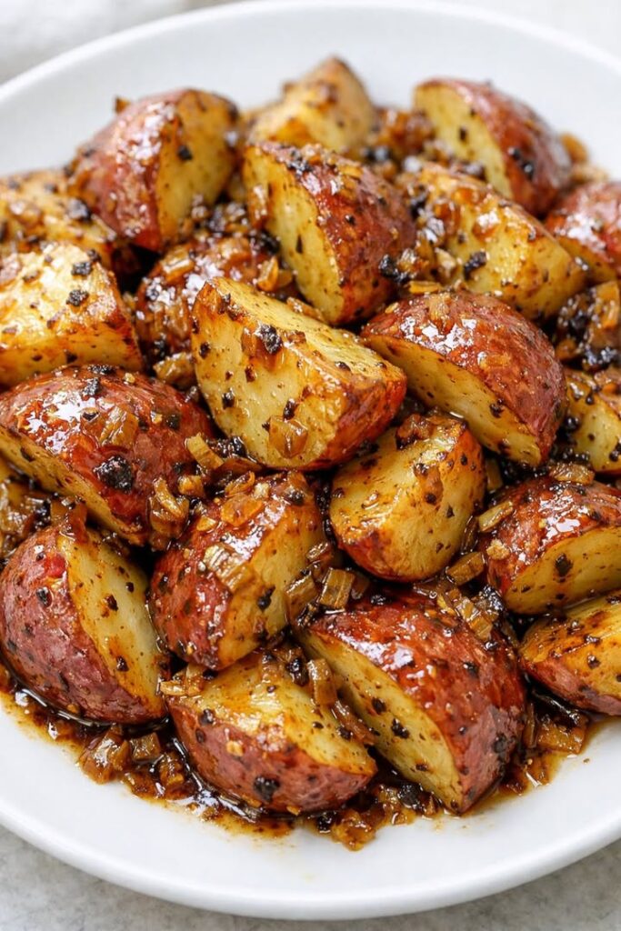Slow Cooker Onion Butter Potatoes