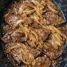 Slow Cooker Pork Liver and Onions