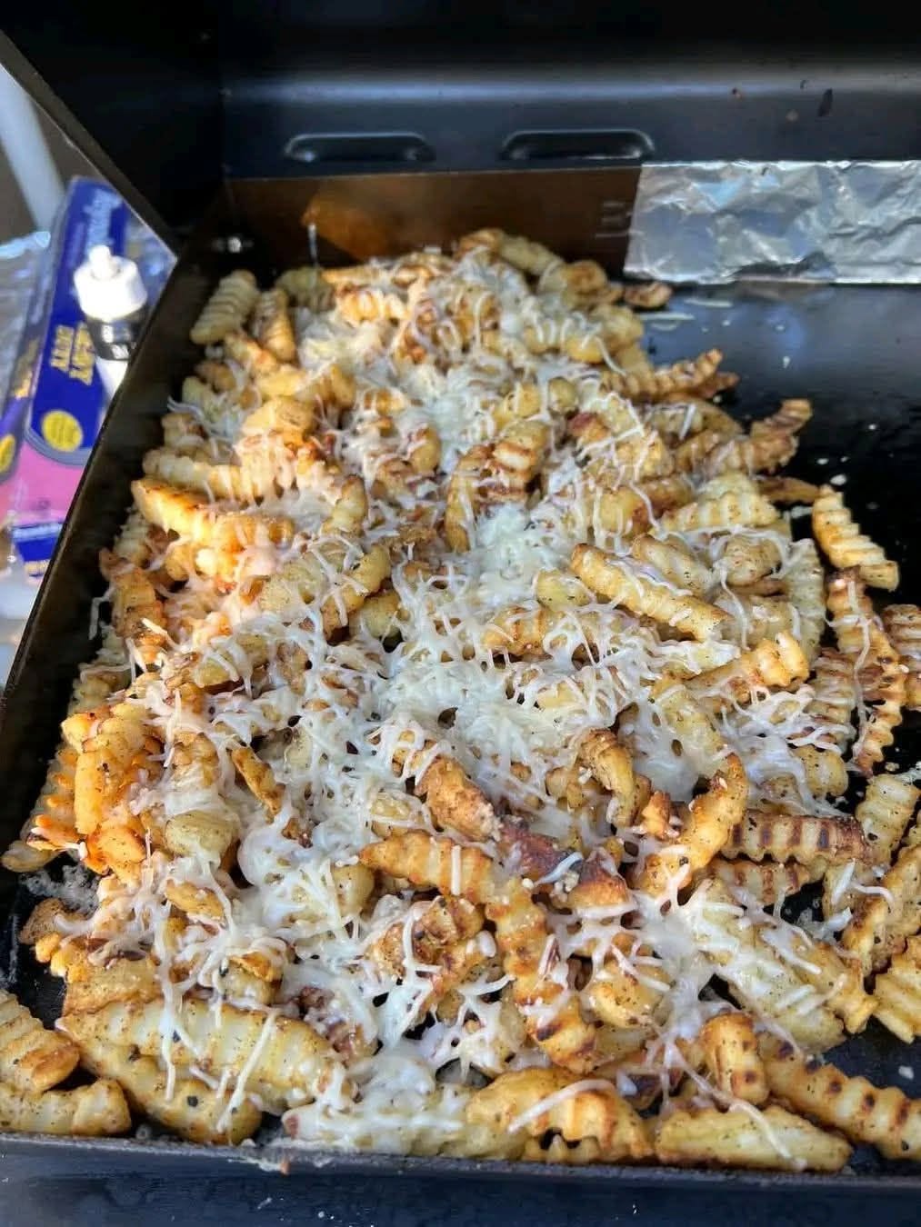 Blackstone Garlic Parmesan Fries