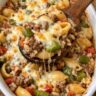 Slow Cooker Stuffed Pepper Pasta