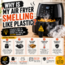 air fryer smells like plastic
