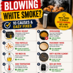 air fryer blowing white smoke