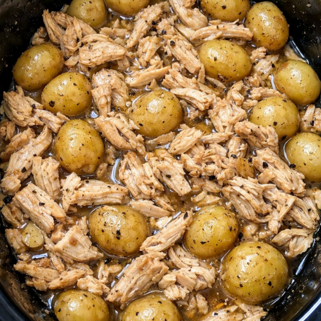 Slow Cooker Chicken and Potatoes