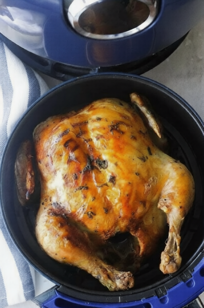 Air Fryer Rotisserie Chicken