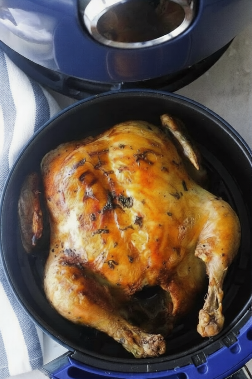 Air Fryer Rotisserie Chicken