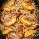 Slow Cooker Apple Onion Pork