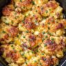 Slow Cooker Smashed Potato Bake