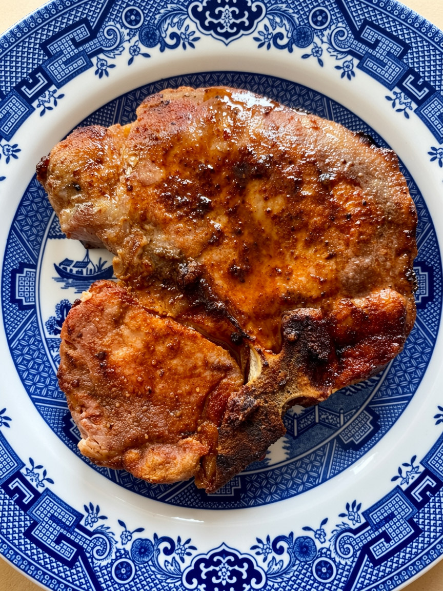 Air Fryer Bone-In Pork Chops
