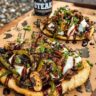 Philly Cheesesteak Pizza on the Griddle