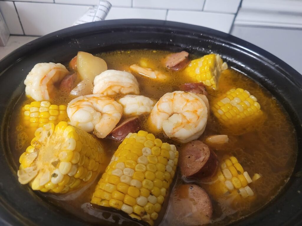 the Best Shrimp Boil in the Slow Cooker